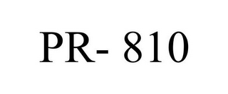 PR- 810