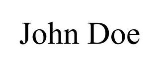 JOHN DOE