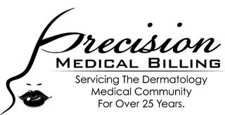 PRECISION MEDICAL BILLING SERVICING THE DERMATOLOGY MEDICAL COMMUNITY FOR OVER 25 YEARS.