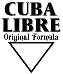 CUBA LIBRE ORIGINAL FORMULA