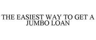 THE EASIEST WAY TO GET A JUMBO LOAN