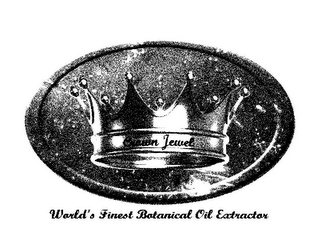 CROWN JEWEL WORLD'S FINEST BOTANICAL OIL EXTRACTOR