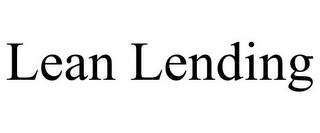 LEAN LENDING