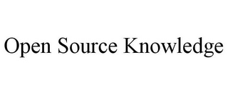 OPEN SOURCE KNOWLEDGE