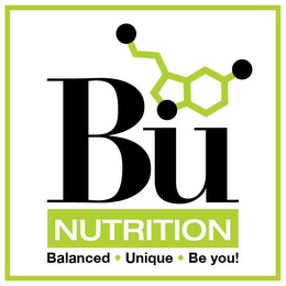 B.U. NUTRITION LLC. BALANCED · UNIQUE · BE YOU!