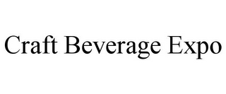 CRAFT BEVERAGE EXPO