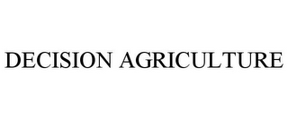 DECISION AGRICULTURE