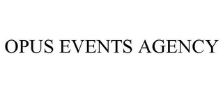 OPUS EVENTS AGENCY