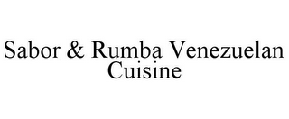 SABOR & RUMBA VENEZUELAN CUISINE