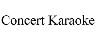 CONCERT KARAOKE