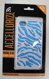 ACCELLORIZE IPHONE 4/4S CLASSIC SERIES EXTRA PROTECTION PROTECTIVE CASE SCREEN PROTECTOR INCLUDED