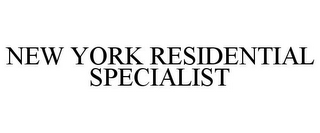 NEW YORK RESIDENTIAL SPECIALIST