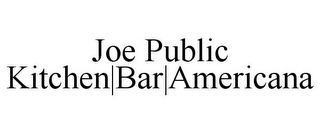 JOE PUBLIC KITCHEN|BAR|AMERICANA