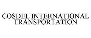 COSDEL INTERNATIONAL TRANSPORTATION