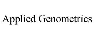 APPLIED GENOMETRICS