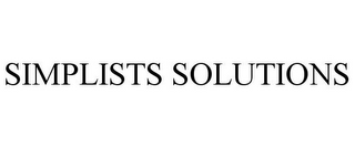 SIMPLISTS SOLUTIONS