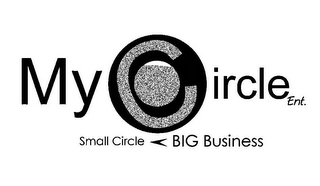 MY CIRCLE ENT. SMALL CIRCLE BIG BUSINESS