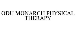 ODU MONARCH PHYSICAL THERAPY