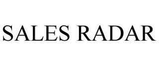 SALES RADAR