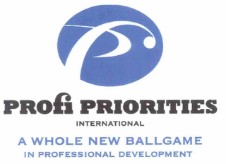 PF PROFI PRIORITIES A WHOLE NEW BALLGAME IN PROFESSIONAL DEVELOPMENT