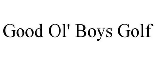 GOOD OL' BOYS GOLF