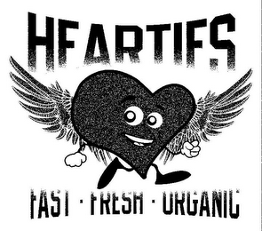 HEARTIES FAST · FRESH · ORGANIC