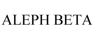 ALEPH BETA