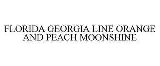 FLORIDA GEORGIA LINE ORANGE AND PEACH MOONSHINE