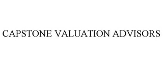 CAPSTONE VALUATION ADVISORS