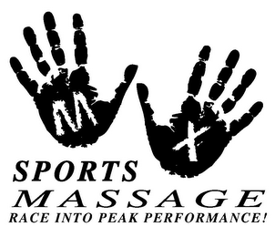 M X SPORTS MASSAGE RACE INTO PEAK PERFORMANCE!