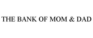 THE BANK OF MOM & DAD