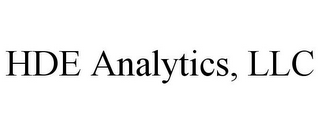 HDE ANALYTICS, LLC