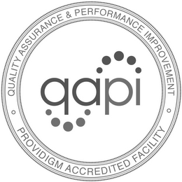 QAPI QUALITY ASSURANCE & PERFORMANCE IMPROVEMENT PROVIDIGM ACCREDITED FACILITY