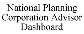 NATIONAL PLANNING CORPORATION ADVISOR DASHBOARD