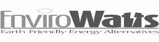 ENVIROWATTS EARTH FRIENDLY ENERGY ALTERNATIVES