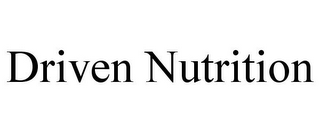 DRIVEN NUTRITION