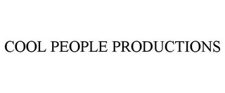 COOL PEOPLE PRODUCTIONS