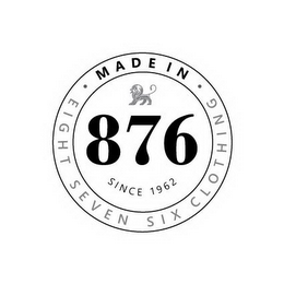 MADE IN 876 EIGHTH SEVEN SIX CLOTHING