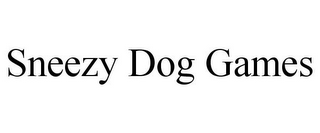 SNEEZY DOG GAMES