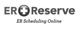 ER RESERVE ER SCHEDULING ONLINE