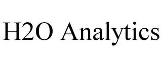 H2O ANALYTICS