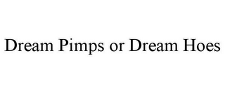 DREAM PIMPS OR DREAM HOES