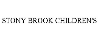 STONY BROOK CHILDREN'S