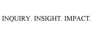 INQUIRY. INSIGHT. IMPACT.