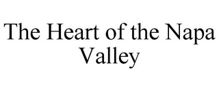 THE HEART OF THE NAPA VALLEY