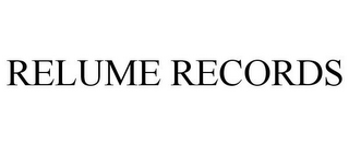 RELUME RECORDS