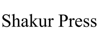 SHAKUR PRESS