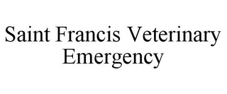 SAINT FRANCIS VETERINARY EMERGENCY