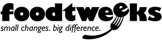 FOODTWEEKS SMALL CHANGES. BIG DIFFERENCE.
