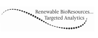 RENEWABLE BIORESOURCES... TARGETED ANALYTICS